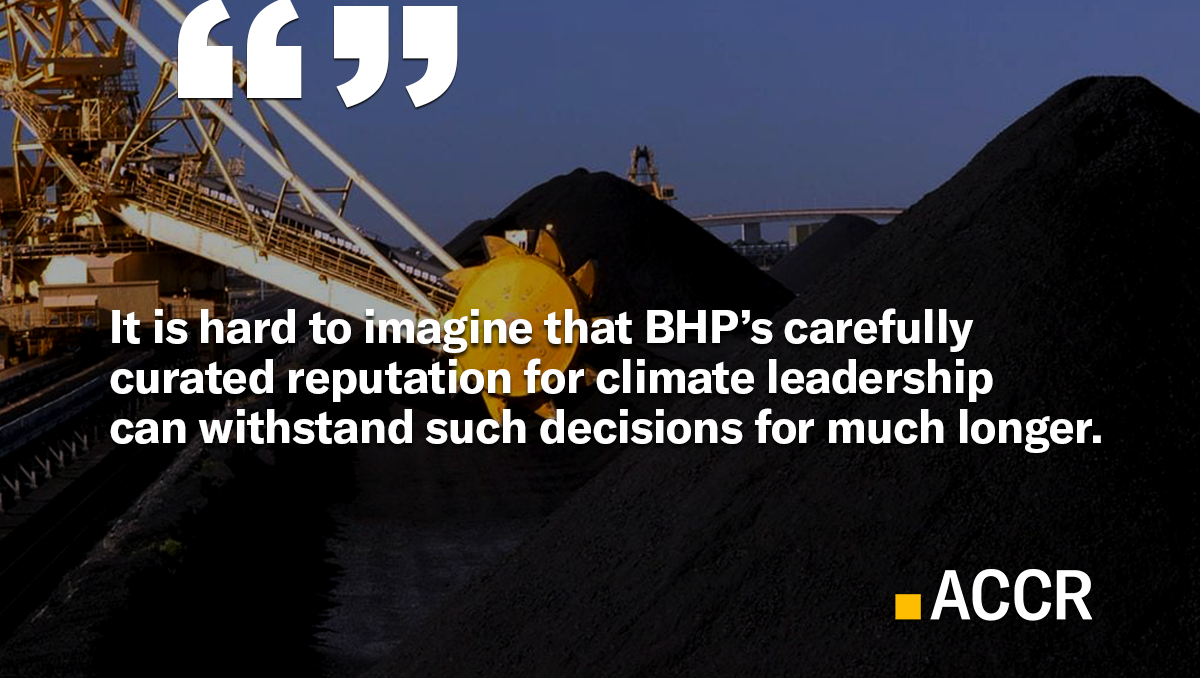 Bhp ‘delusional’, Seeks Coal Mine Extension To 2116 - Accr