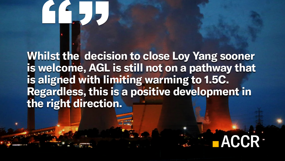 AGL finally reads the room brings forward Loy Yang closure by 10