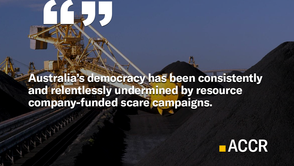 BHP and Rio Tinto-funded advocacy continues to subvert democracy - ACCR