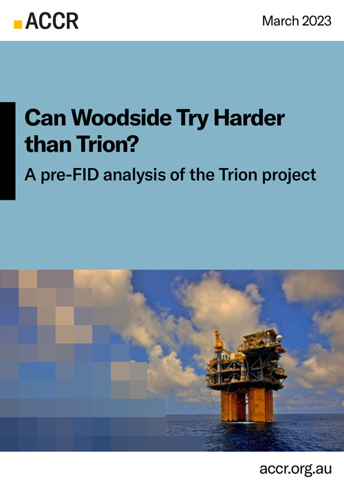 Cover page of the Can Woodside Try Harder than Trion? publication.